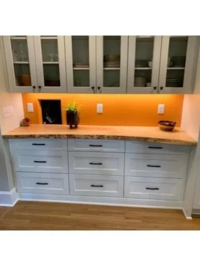 Ash Live Edge Kitchen Buffet Top