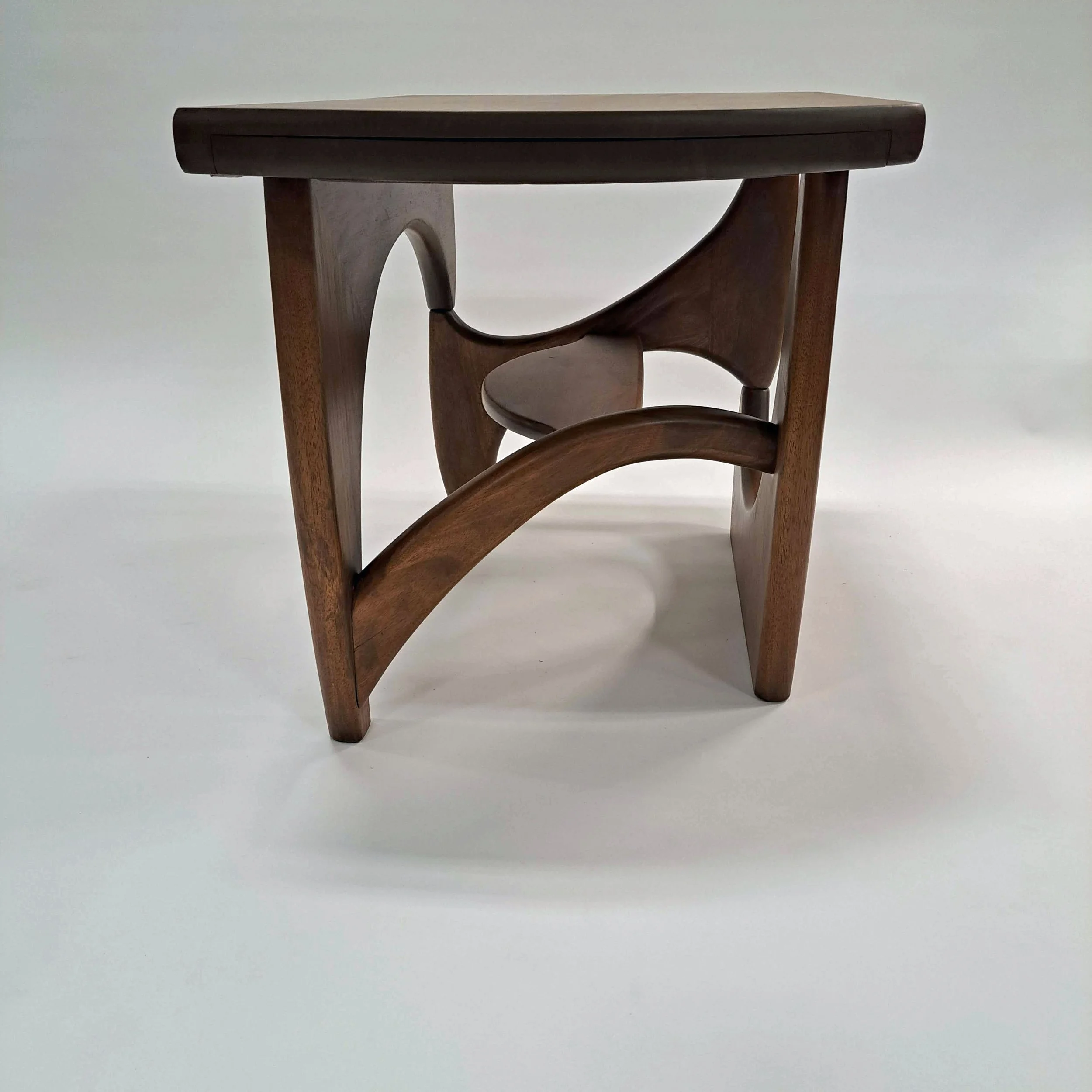 Noguchi inspired puzzle end table front view