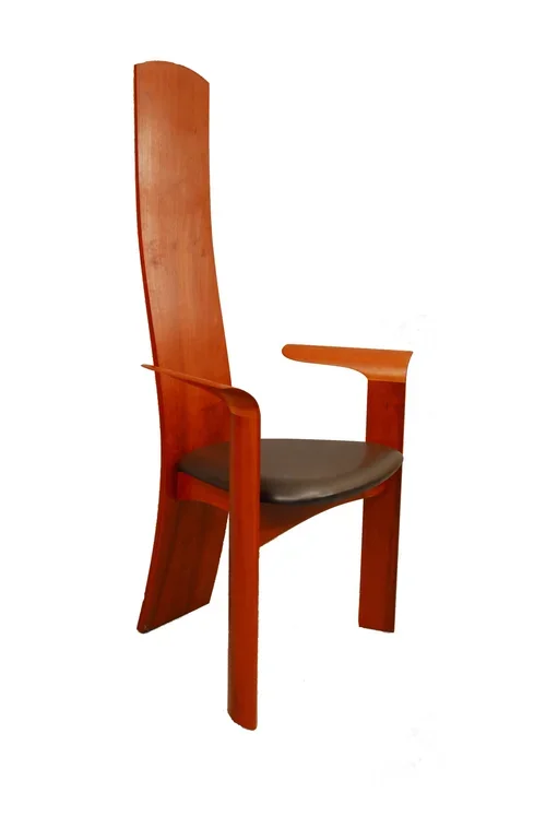 High Back Cherry Dining Chairs