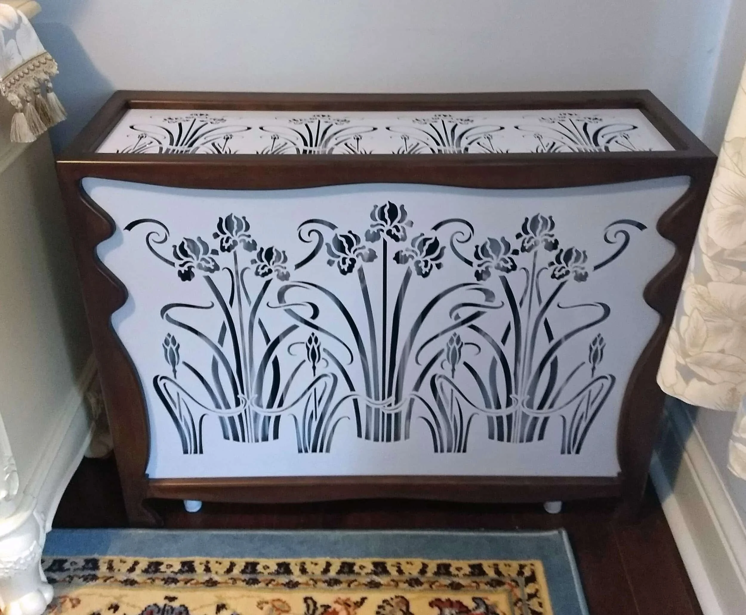 Art Nouveau radiator covers