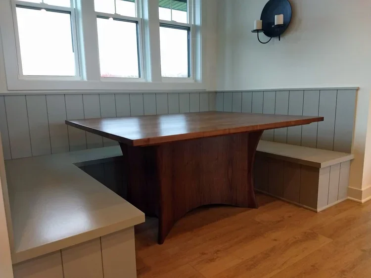 Walnut Kitchen Nook Dining Table