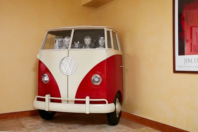 1965 VW Microbus Entertainment Center