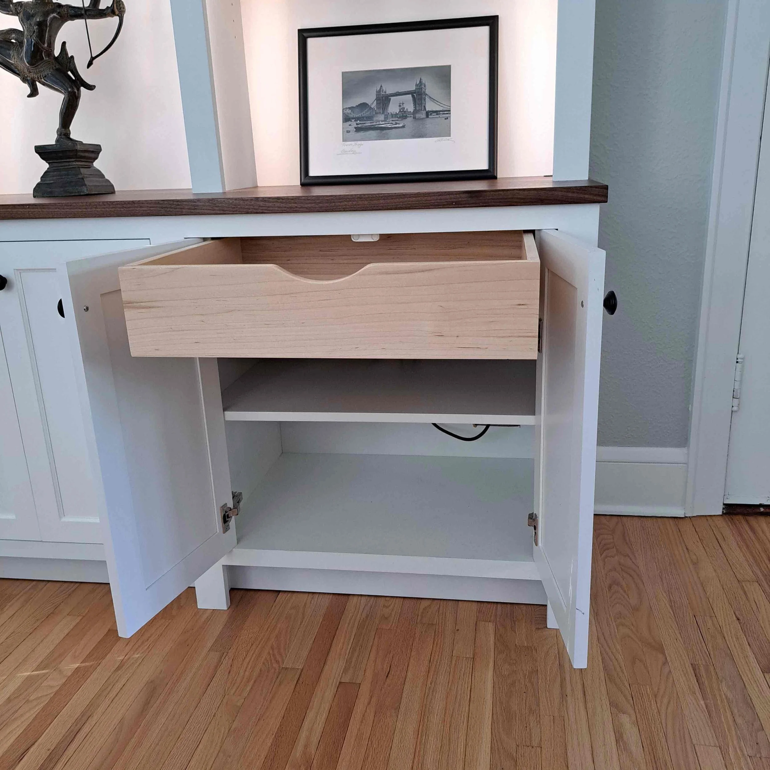 Living room cabinets cabinet drawer detail