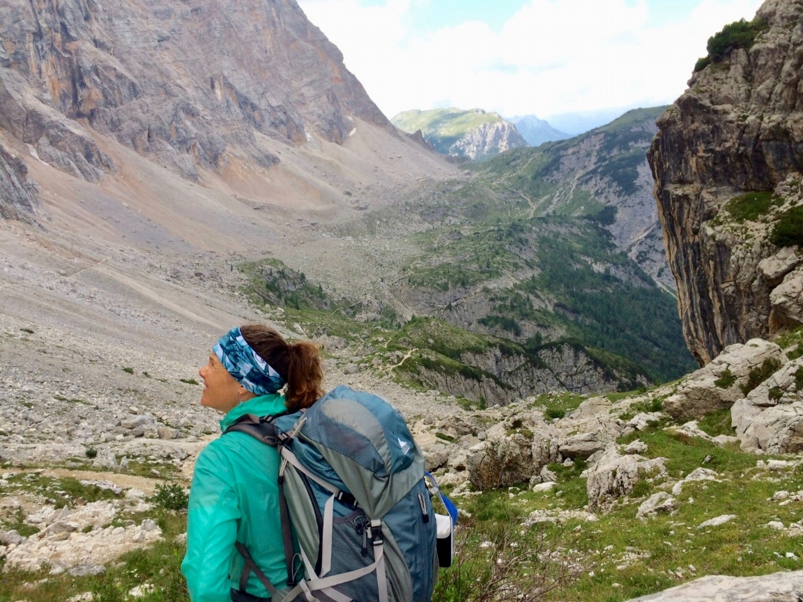 Backpacking in the Dolomite Mountains of Northern Italy August 2017