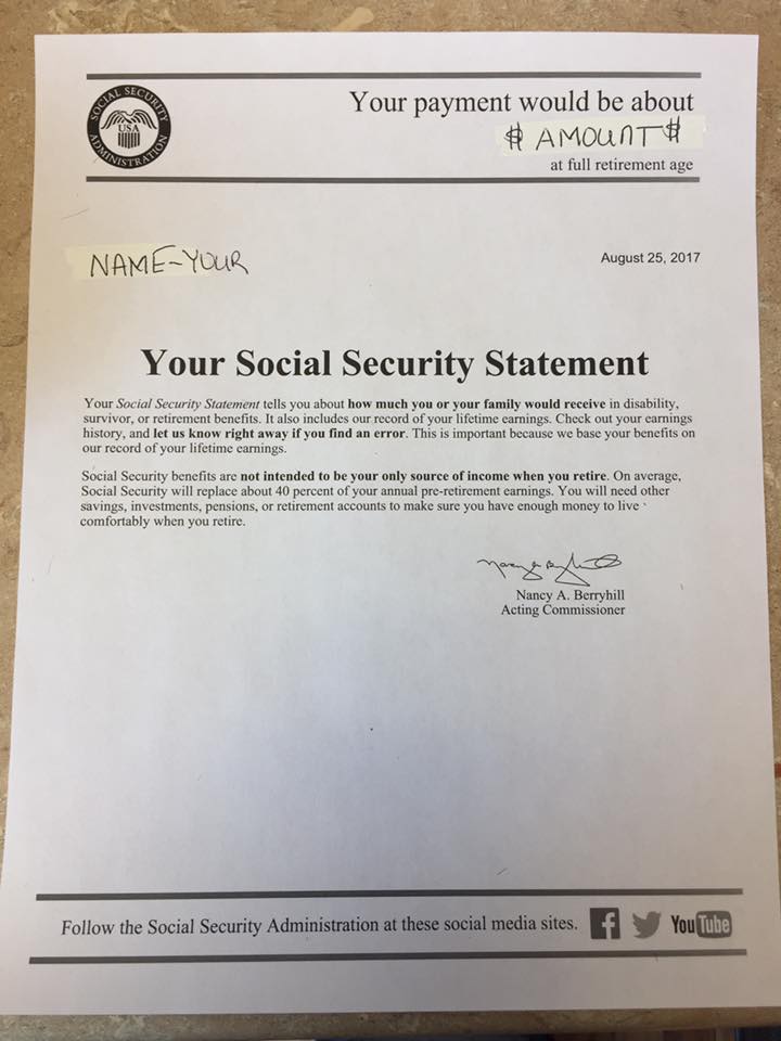 Your Social Security Statement — Taxes by Tracy