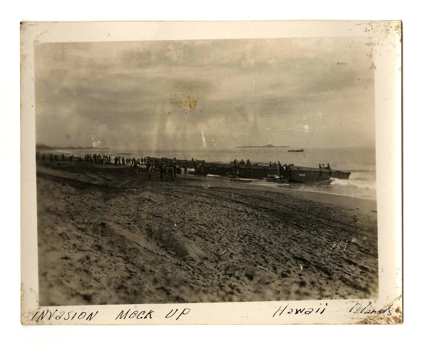 Mock Up Invasion at Hawaiian Island