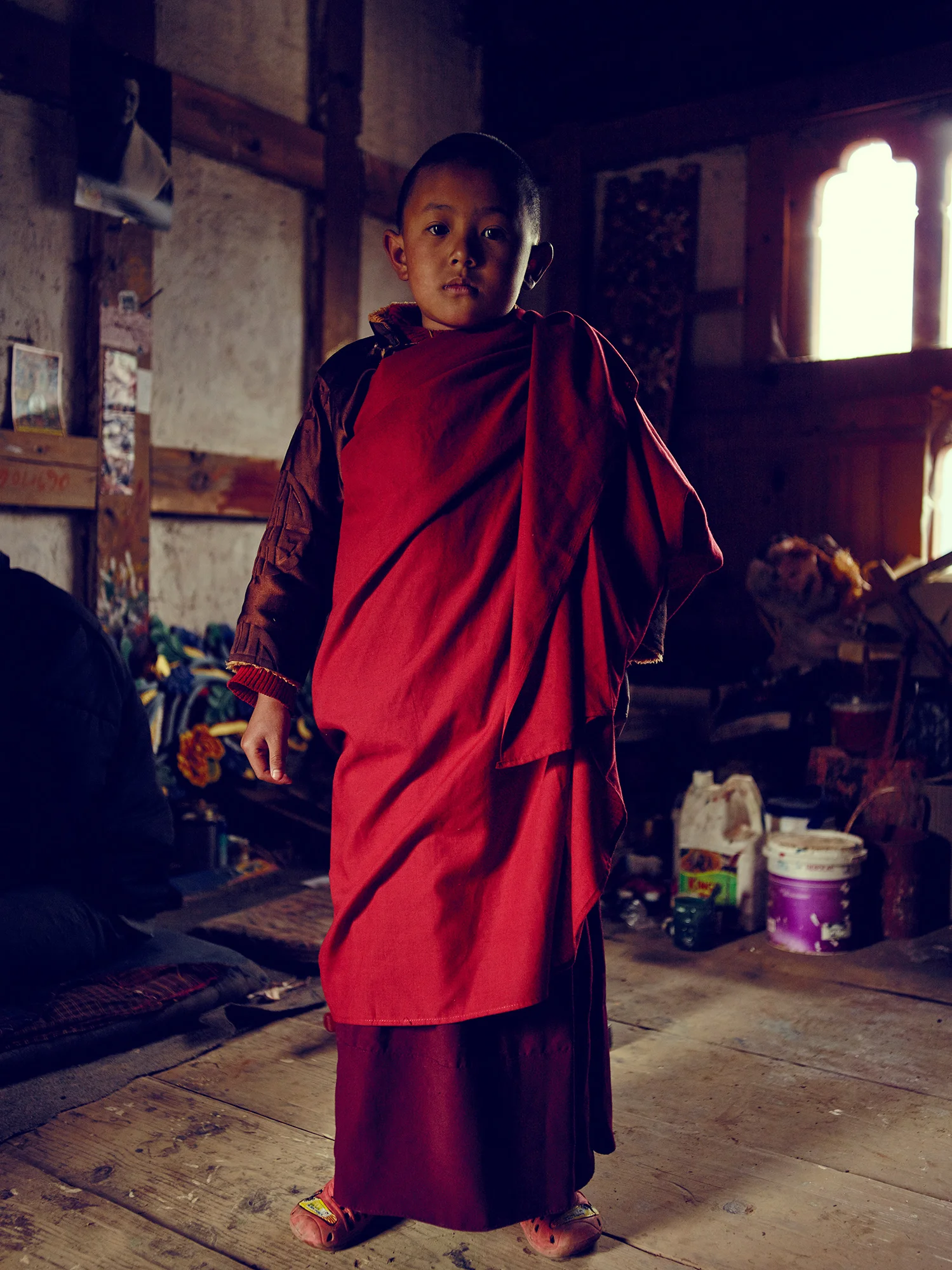 Young Monk in Bhutan