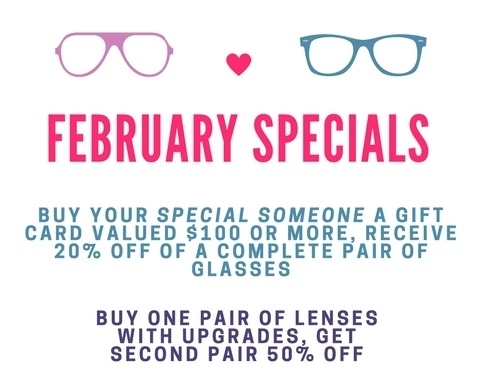 February Optical Specials