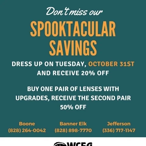 October Optical Specials!