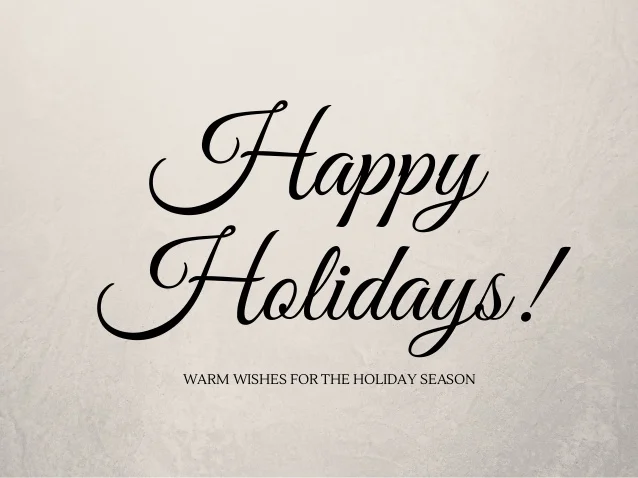 Holiday Parade Schedule