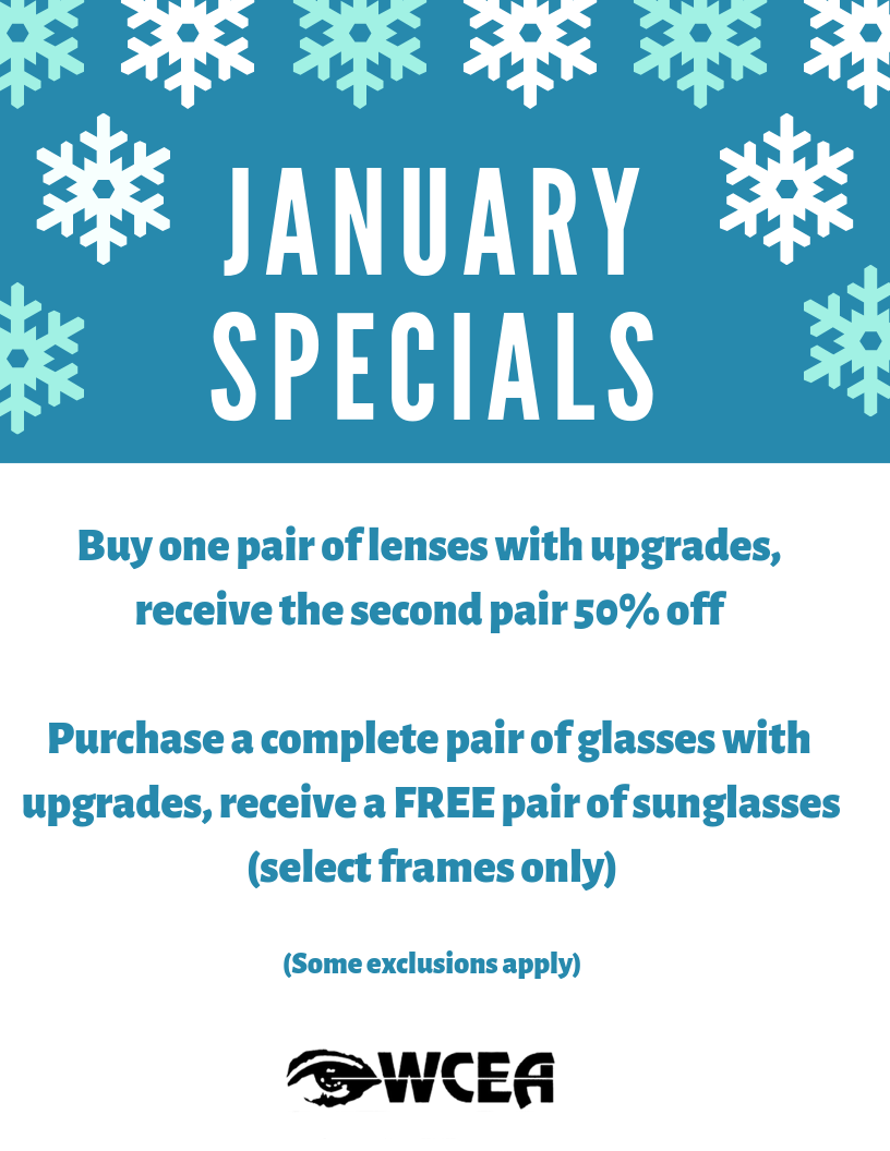 January Optical Specials