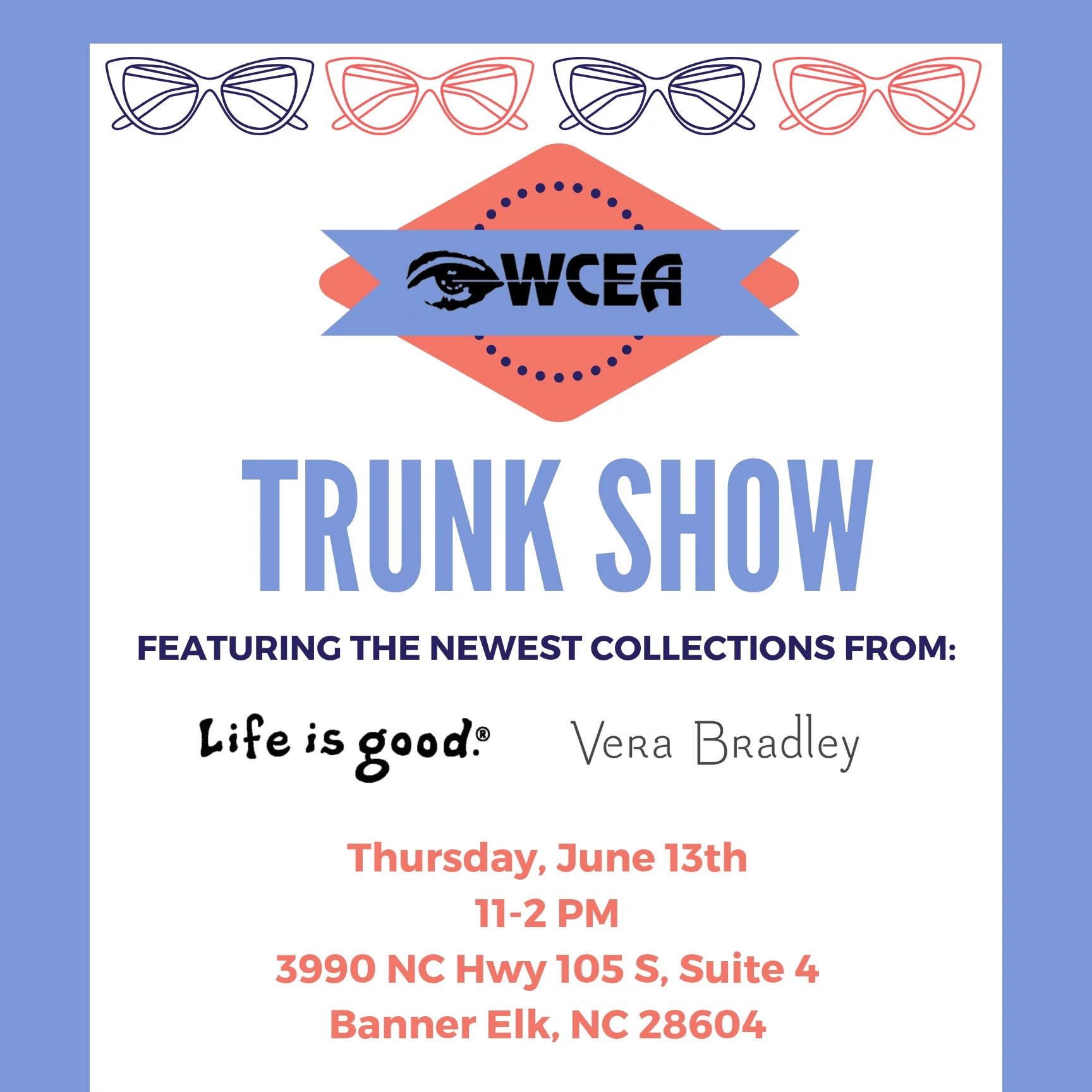 Save the Date for our Avery Trunk Show! 