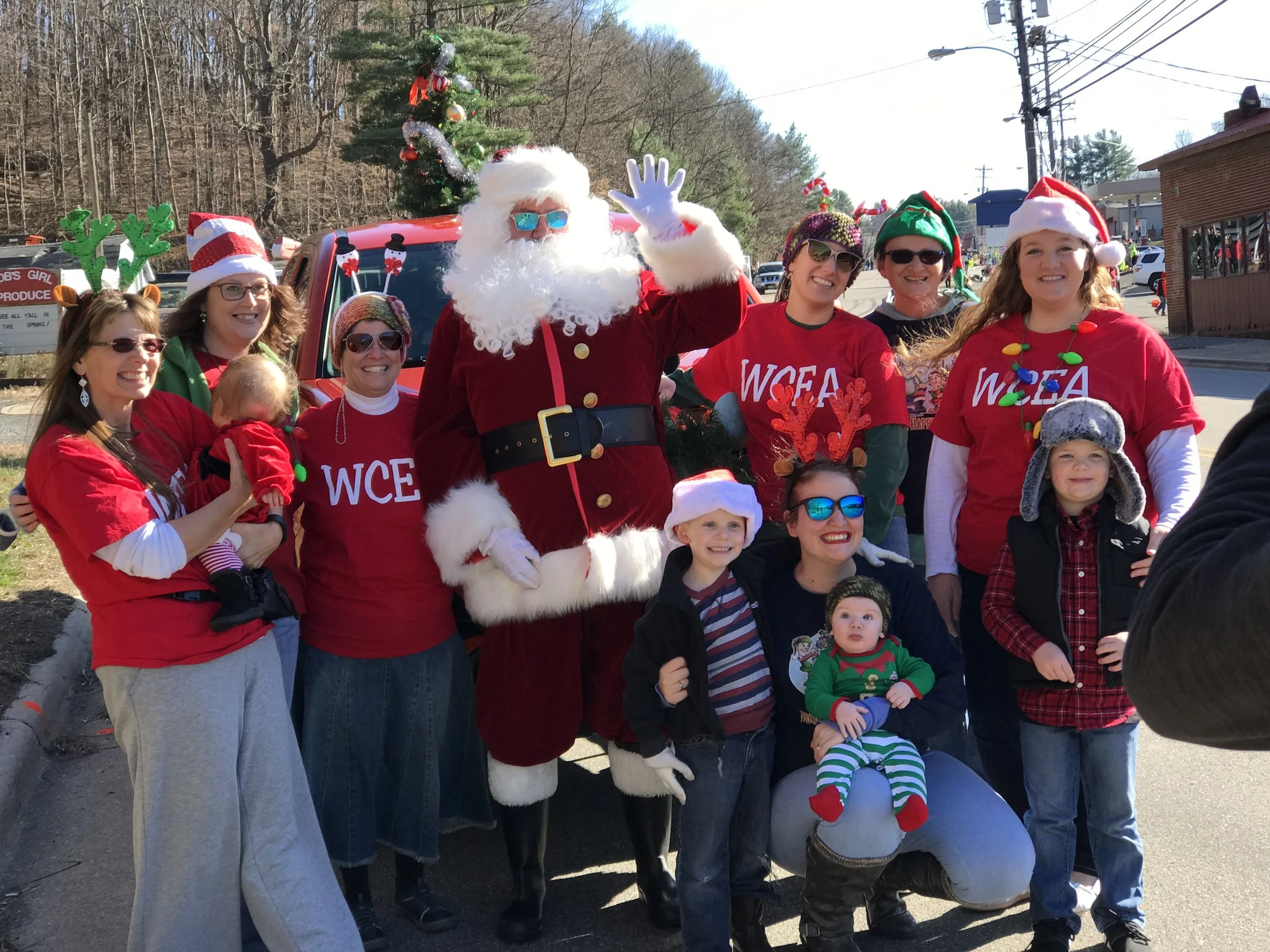 WCEA Staff Enjoys the Ashe County Holiday Parade
