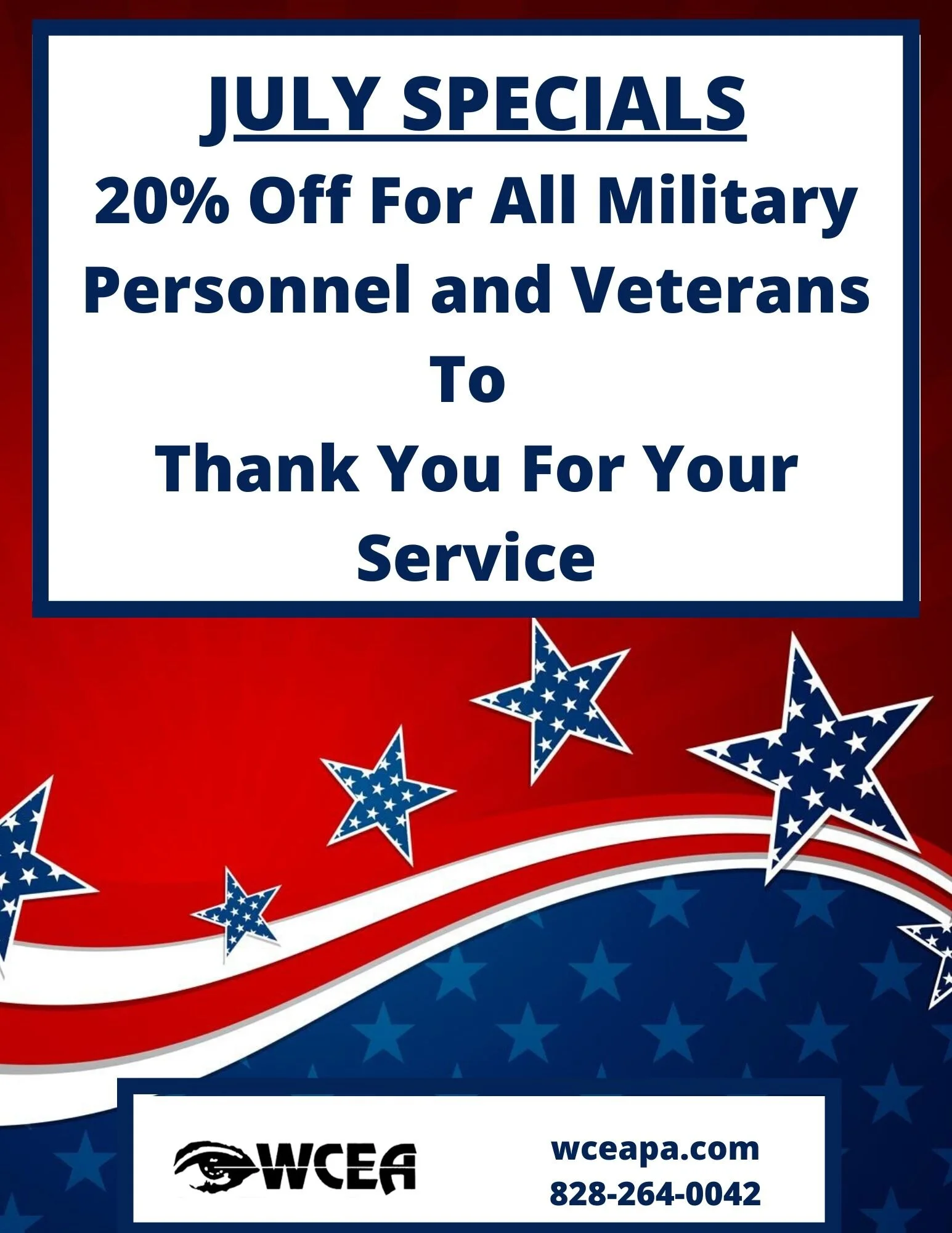 July Optical Specials