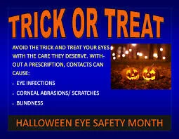 October is Halloween Eye Safety Month! 