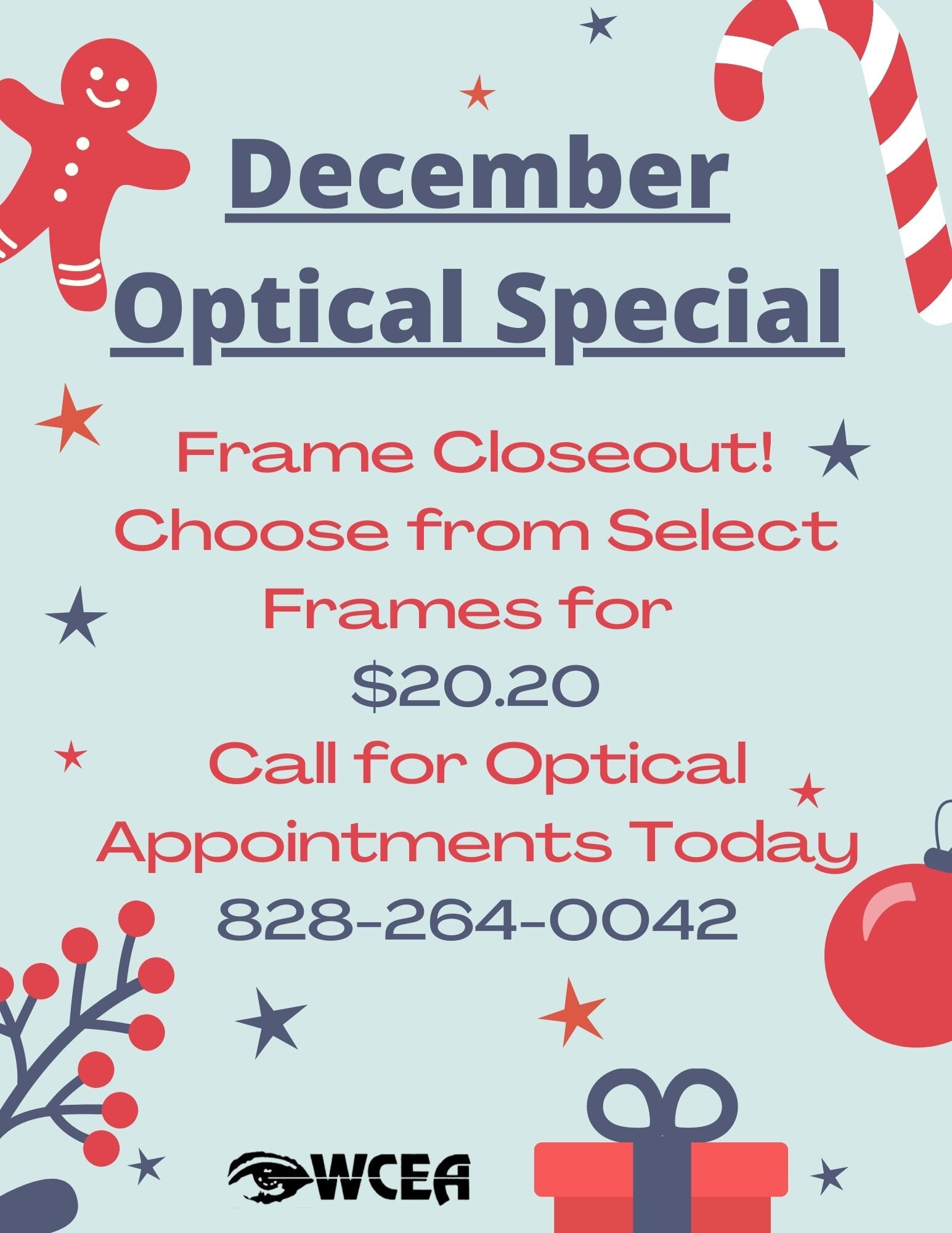 December Optical Special!