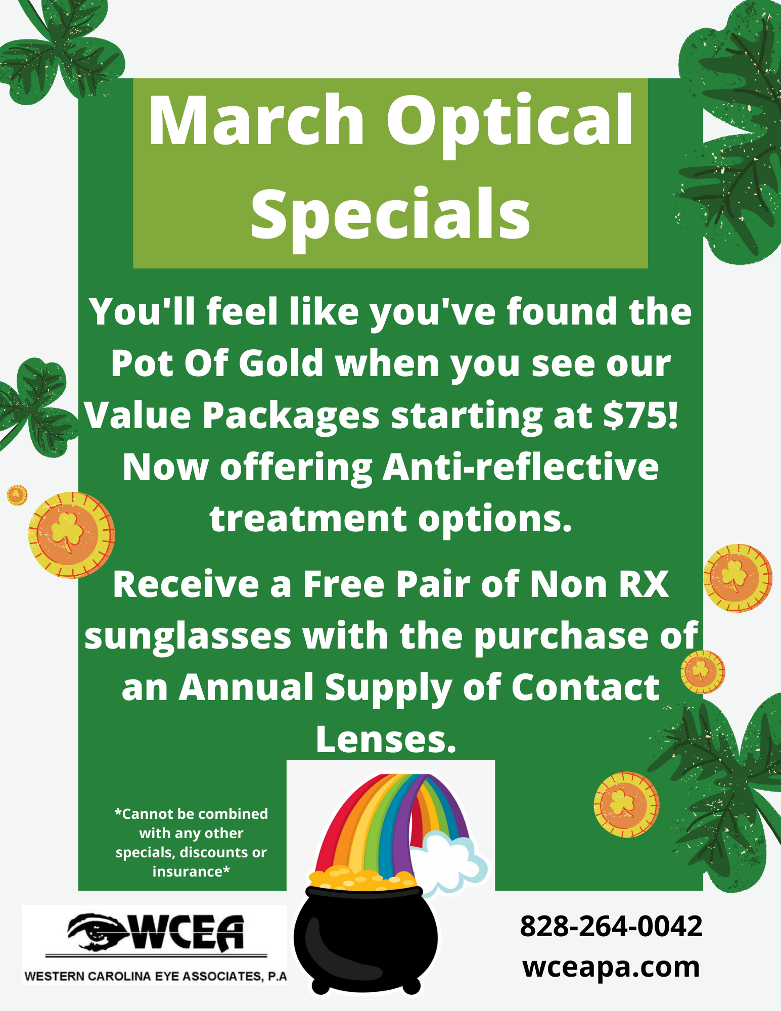 March Optical Specials 