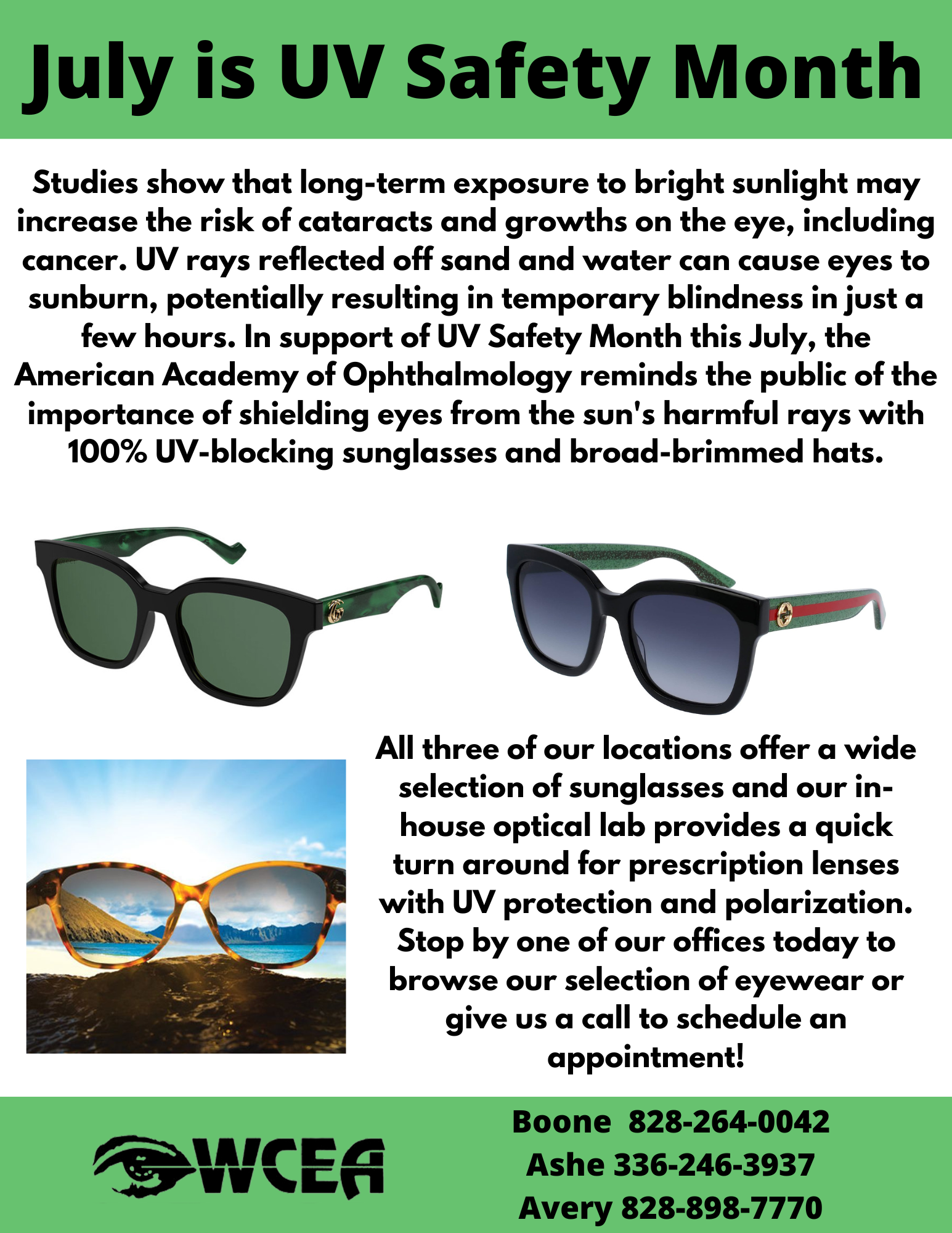 July is UV Safety Month 