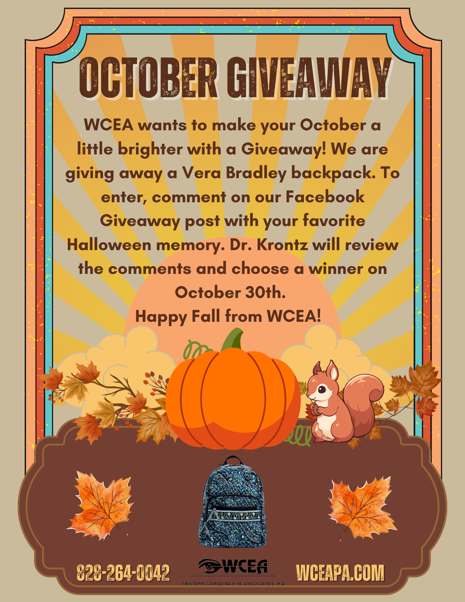 October Giveaway! 