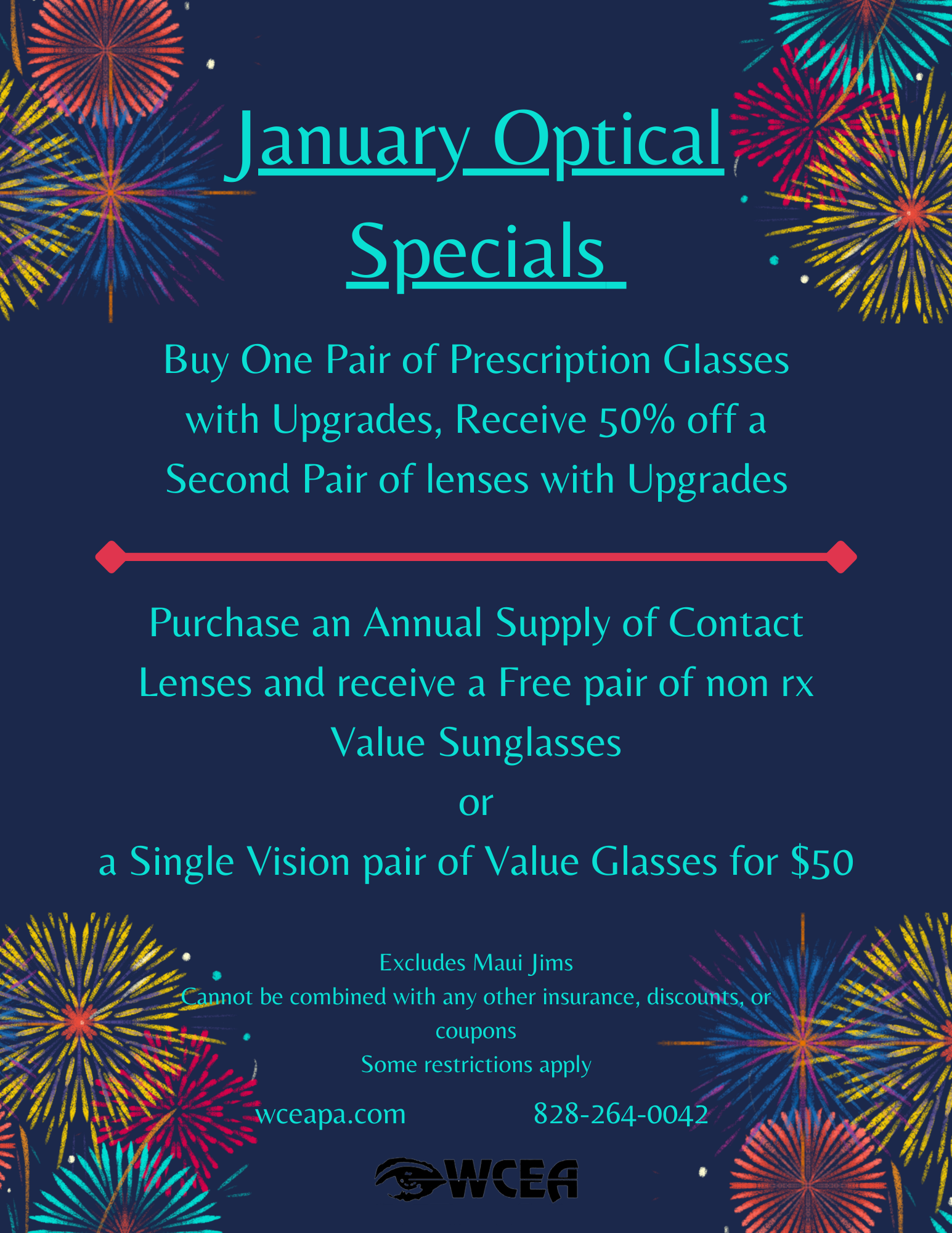 January Optical Specials 