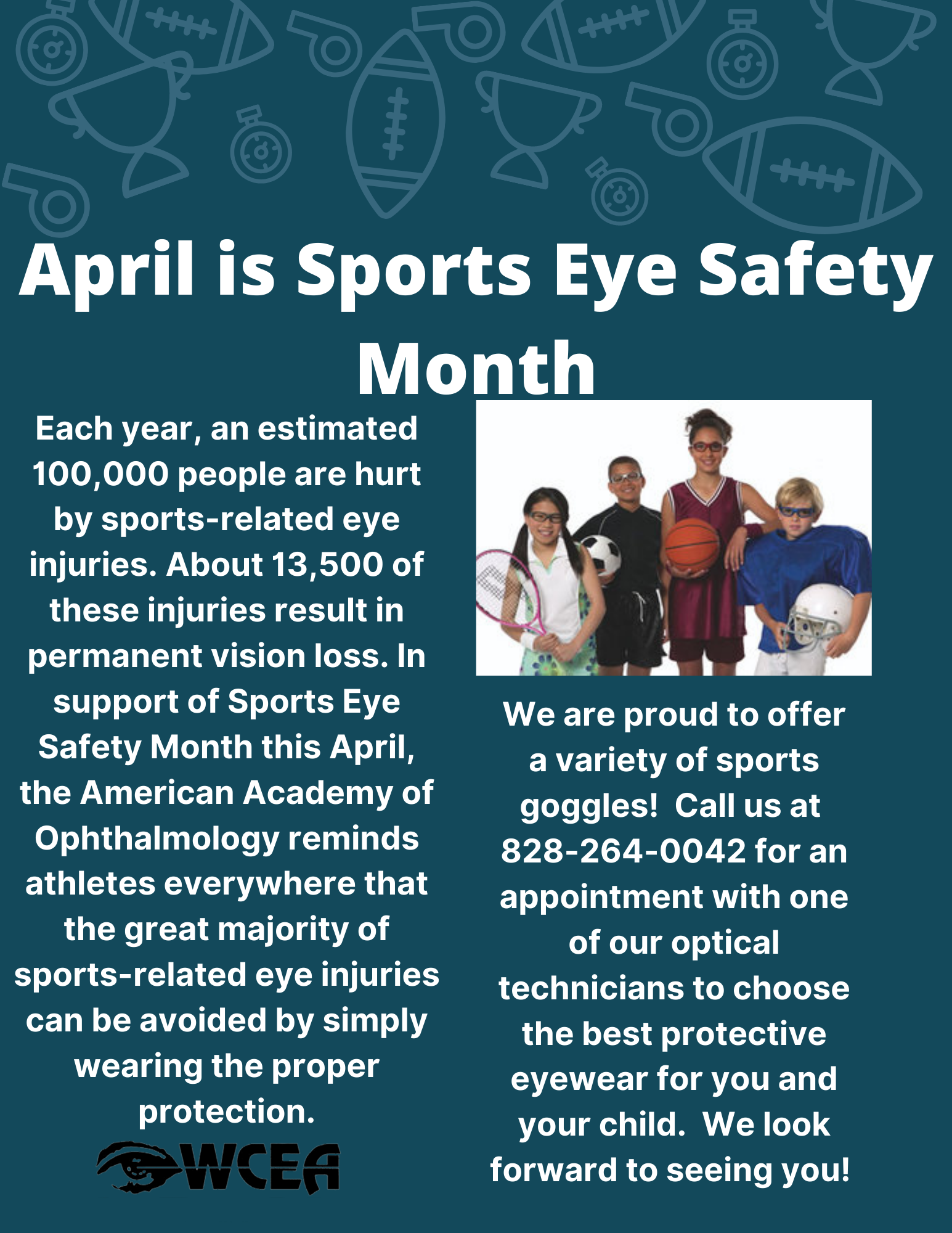 April is Sports Eye Safety Month 