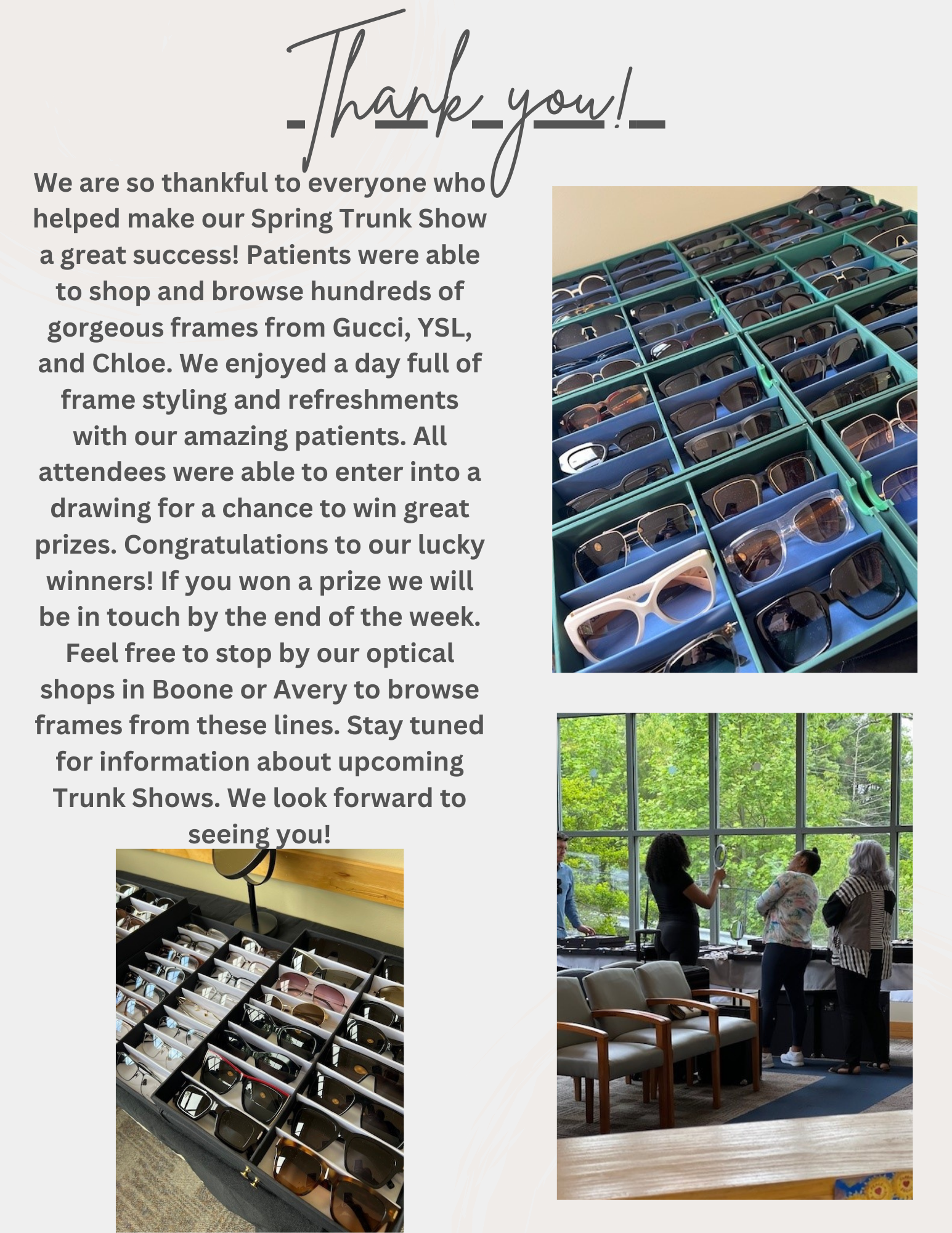 Boone Trunk Show 