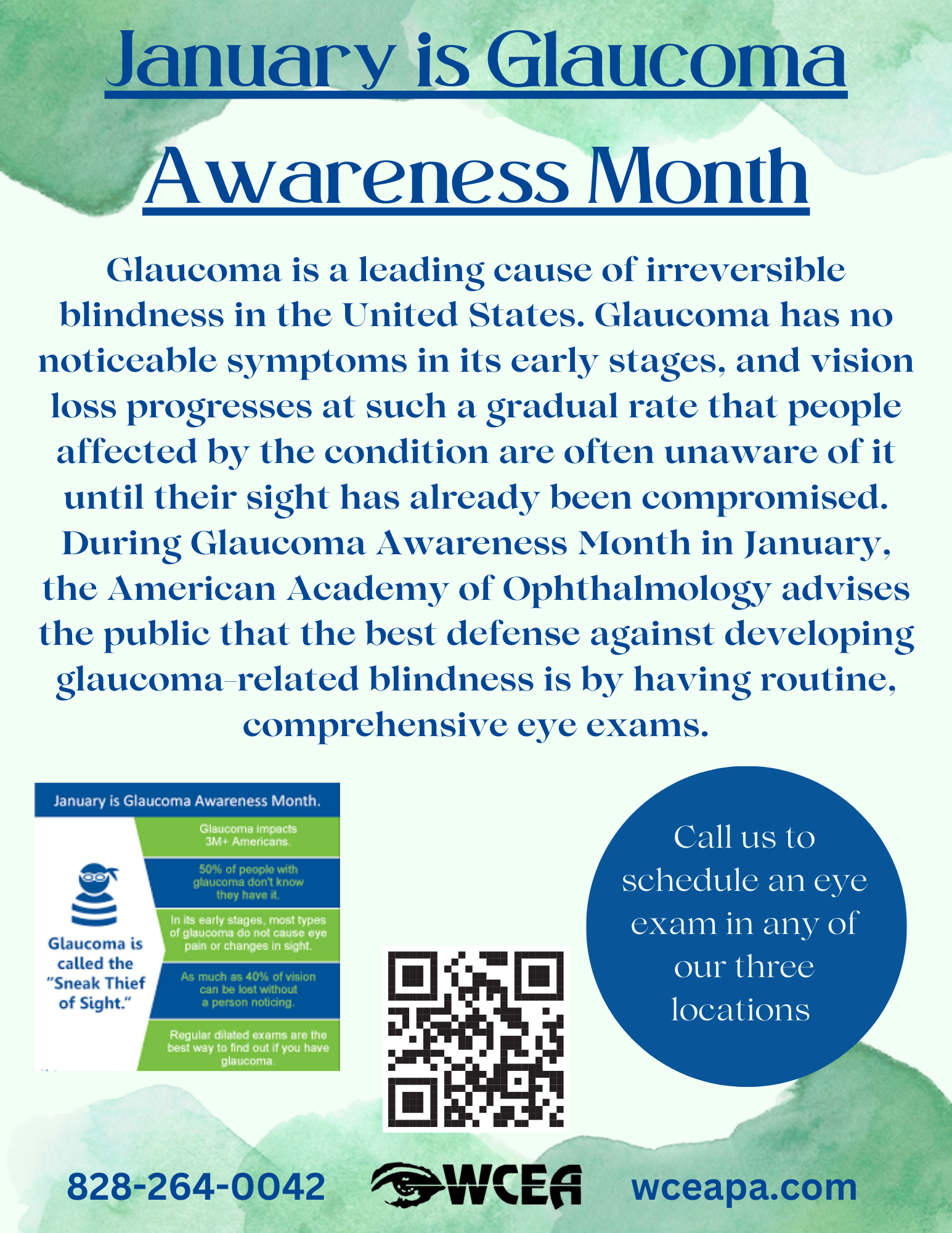 January is Glaucoma Awareness Month 