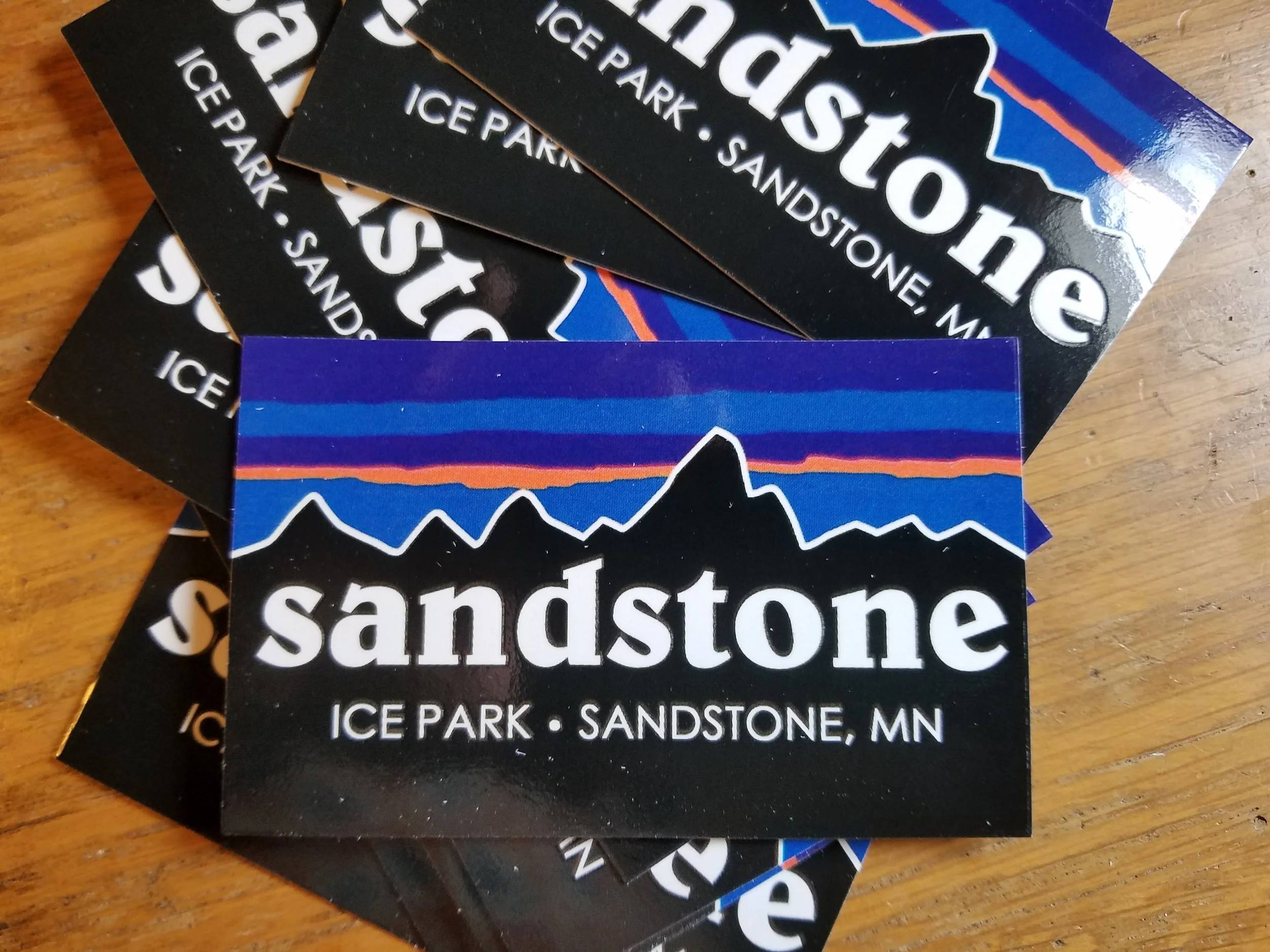 Sandstone Ice Park sticker