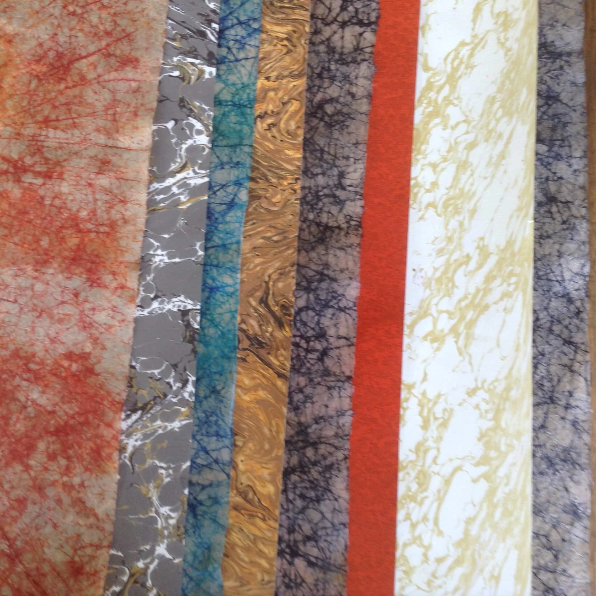 A sample of the lovely papers on offer.