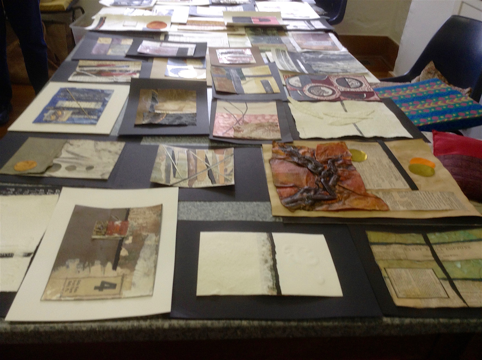 More of the exciting artworks created over the weekend.