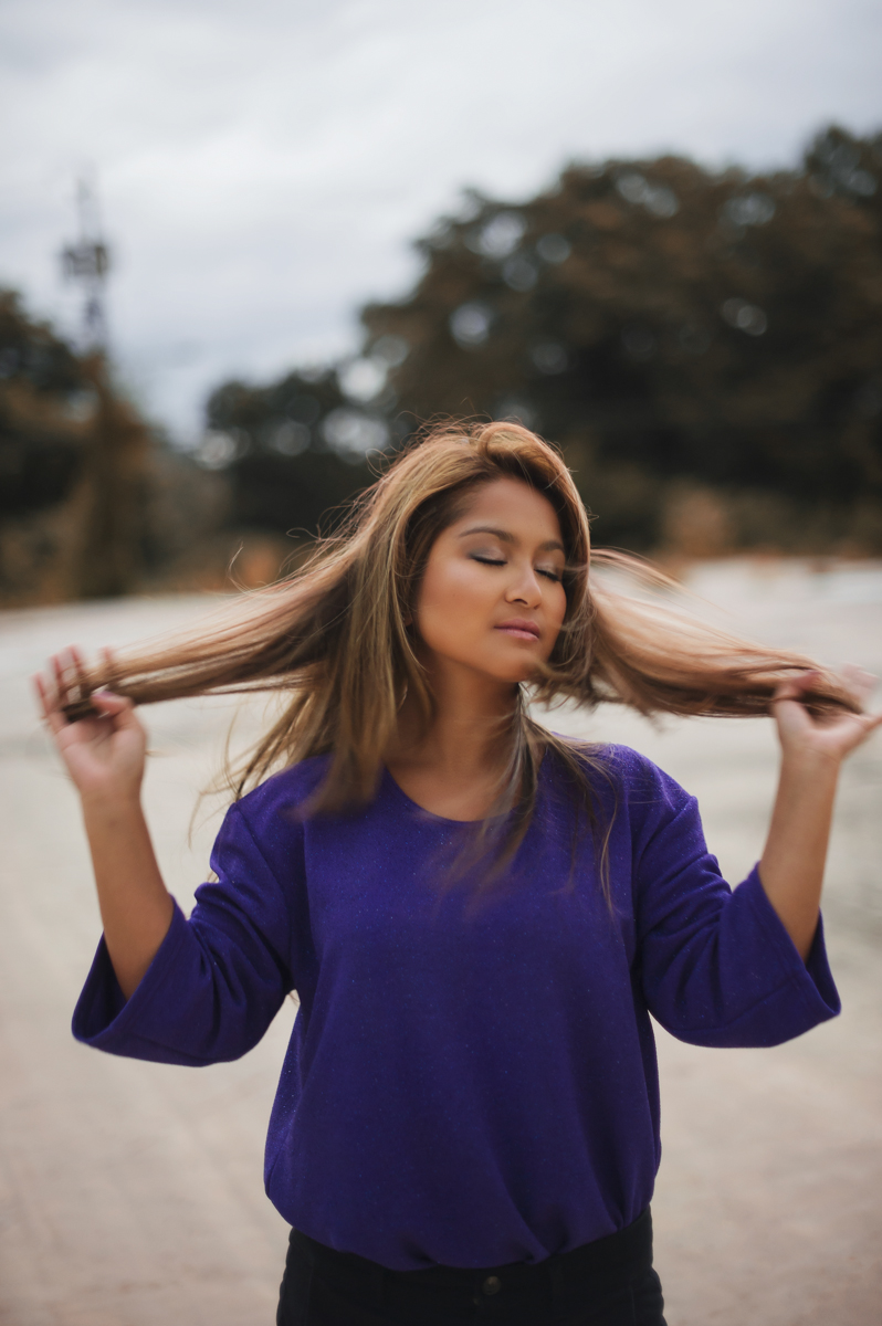 Krishia's Stormy Portrait Session by Kelsie Taylor