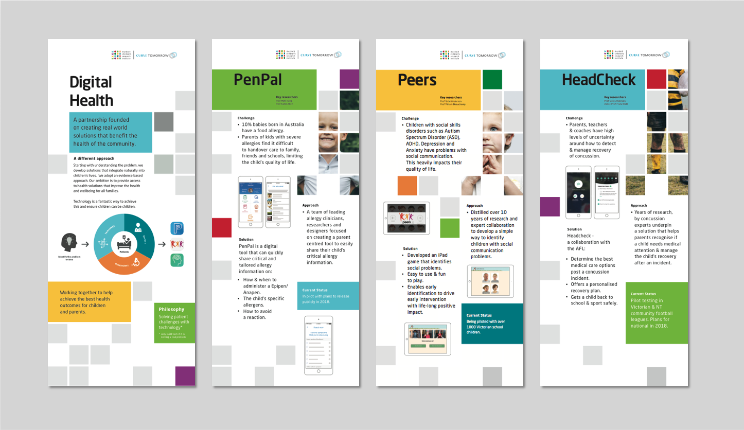 MCRI Banners for Digital Health Apps
