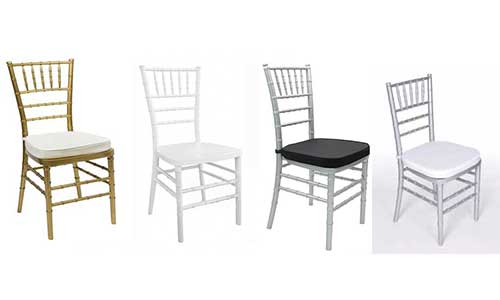 Chiavari Chair - gold, white and silver