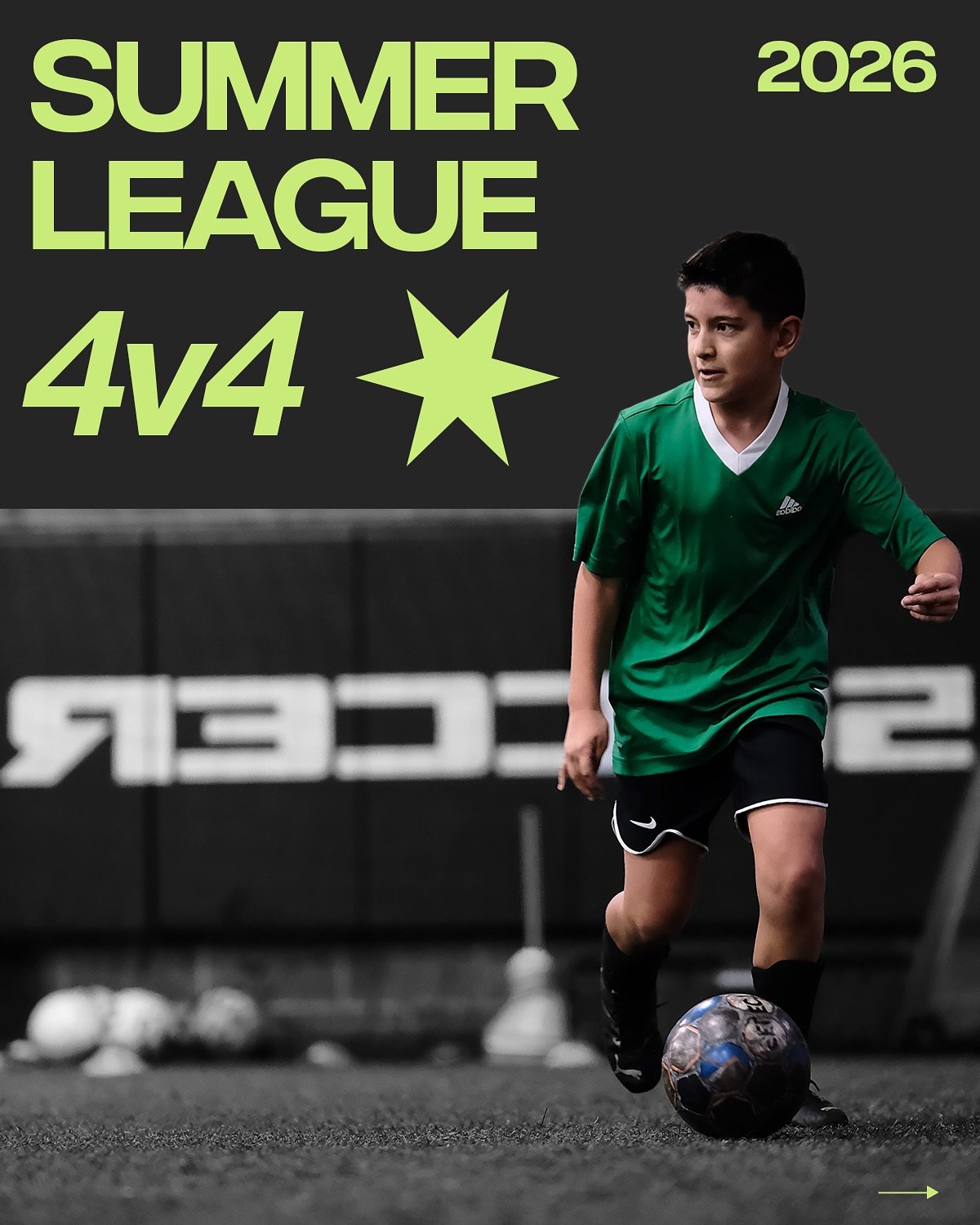 Summer League | 2026 

4v4 Format

June, July, &amp; August 

Age Groups: 2009-2018

40 Minute games

8 weeks 8 games 

Link in bio to register ☝️