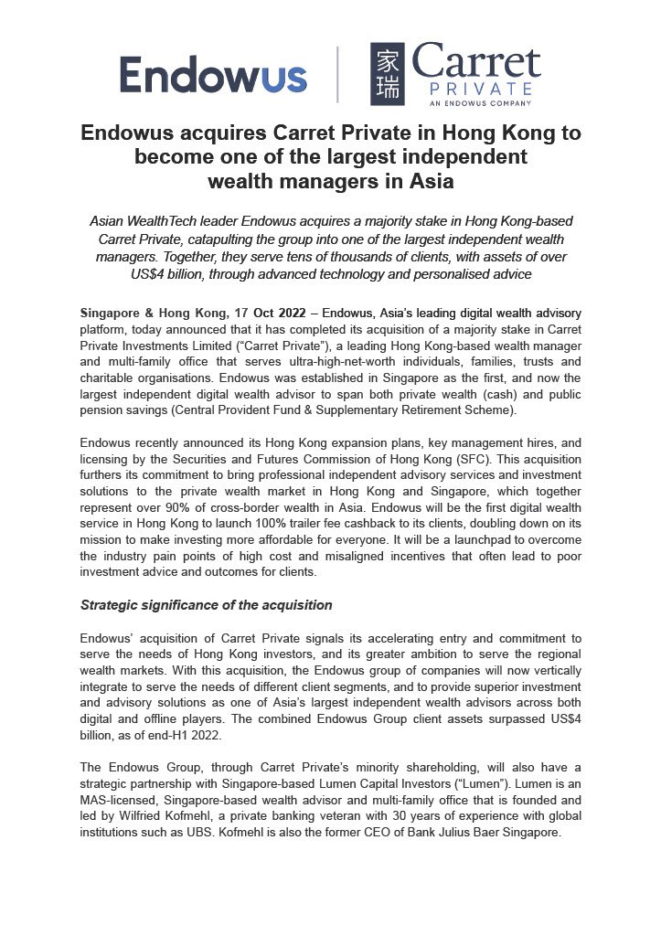 01Media Release - Endowus acquires Carret Private in Hong Kong to become one of the largest independent wealth managers in Asia - Google Docs1024_1.jpg