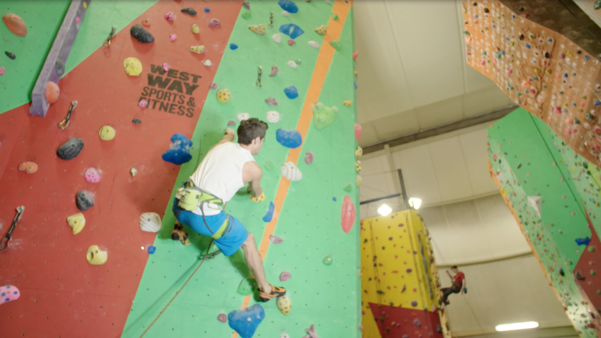 Westway Climbing Wall Promotional VideoClient: Westway Sports CentreDirected by Palle NodelandMusic composed by Ben SmithThe music is composed with sounds gathered from within the wall.