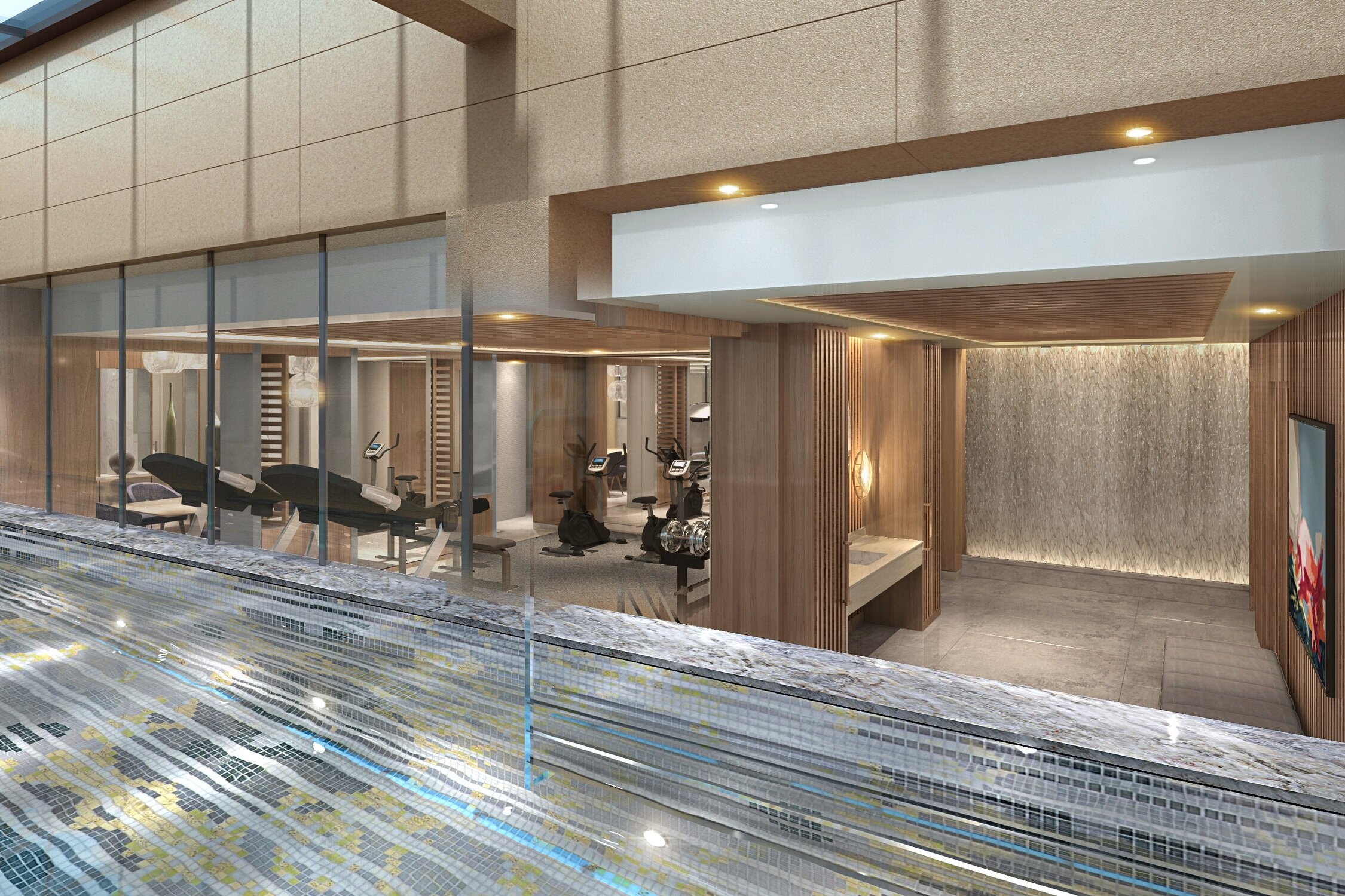 Pool, Gym &amp; Spa