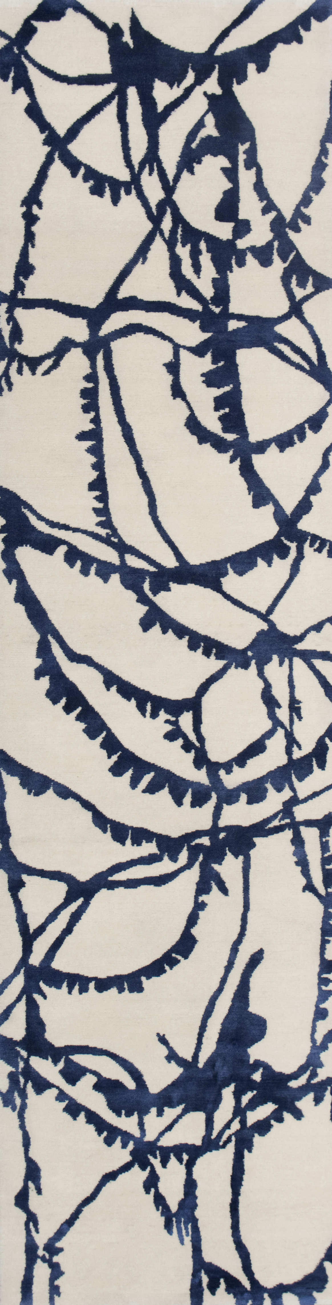 Garland White/Blue Runner