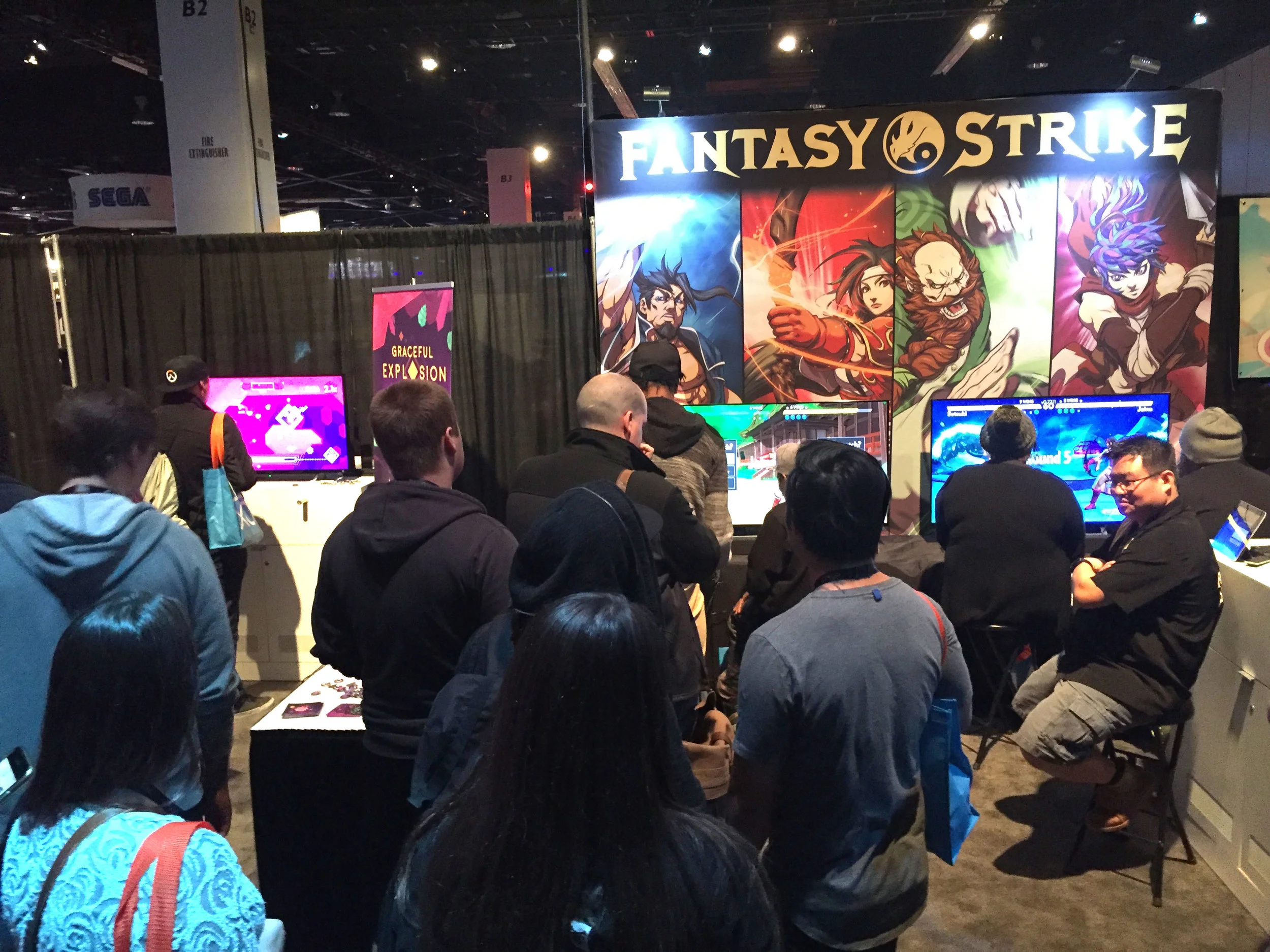 We had quite a line.