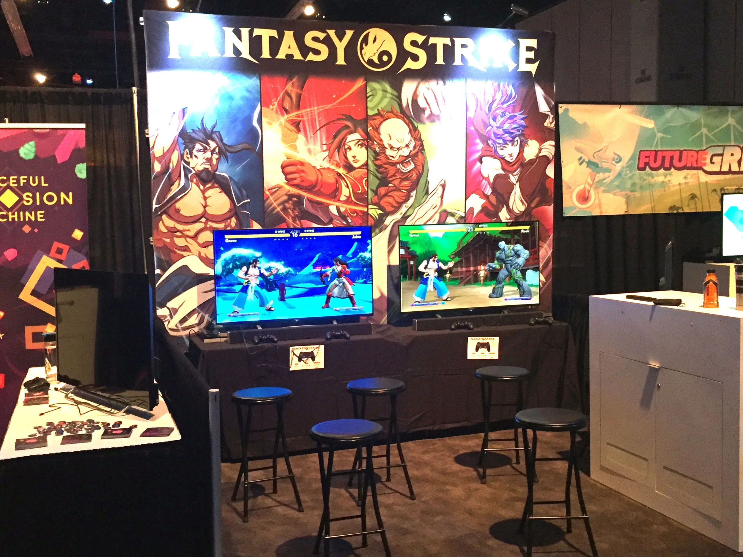 New artwork we made for the booth!