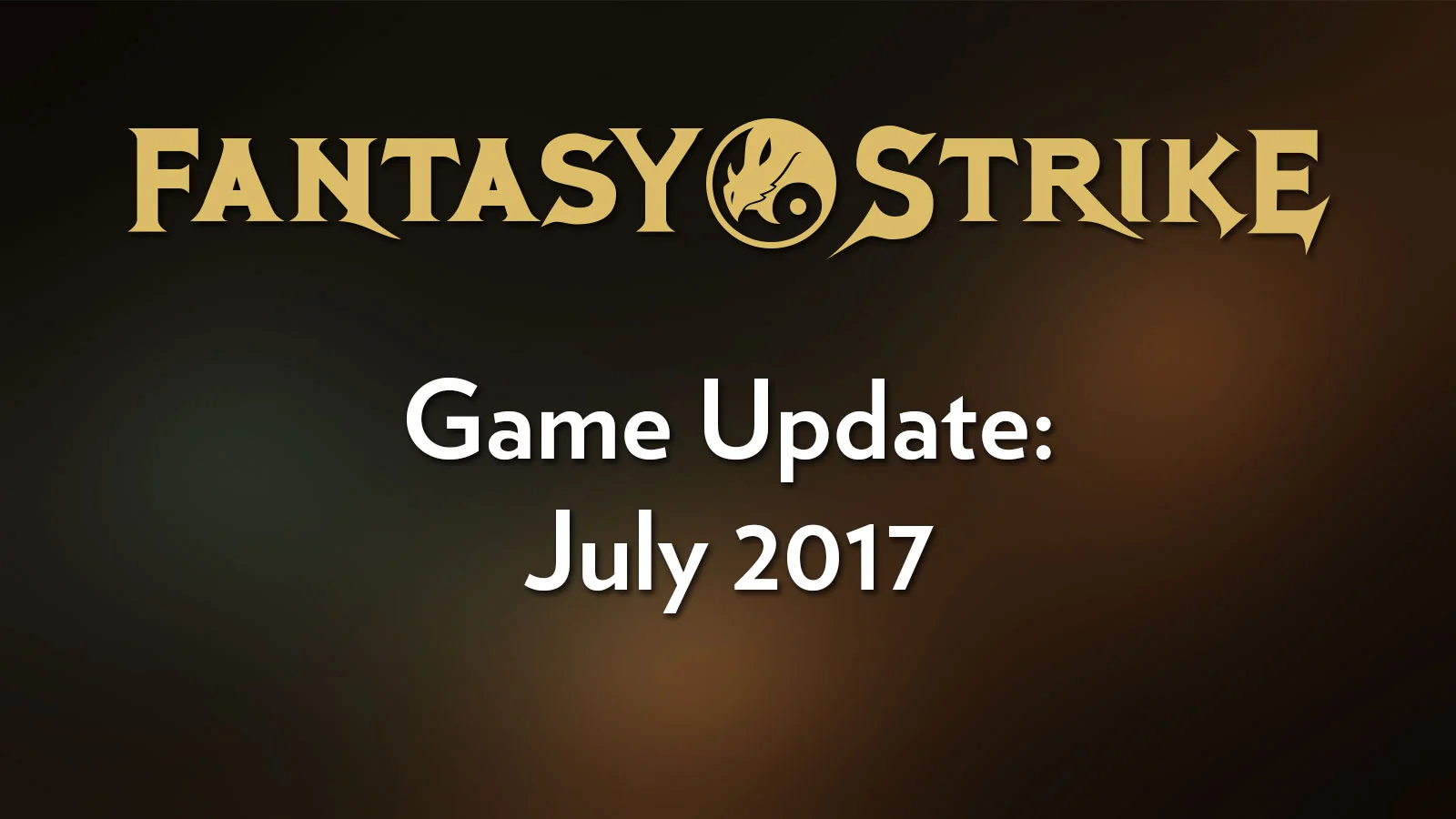 Game Update: July 2017