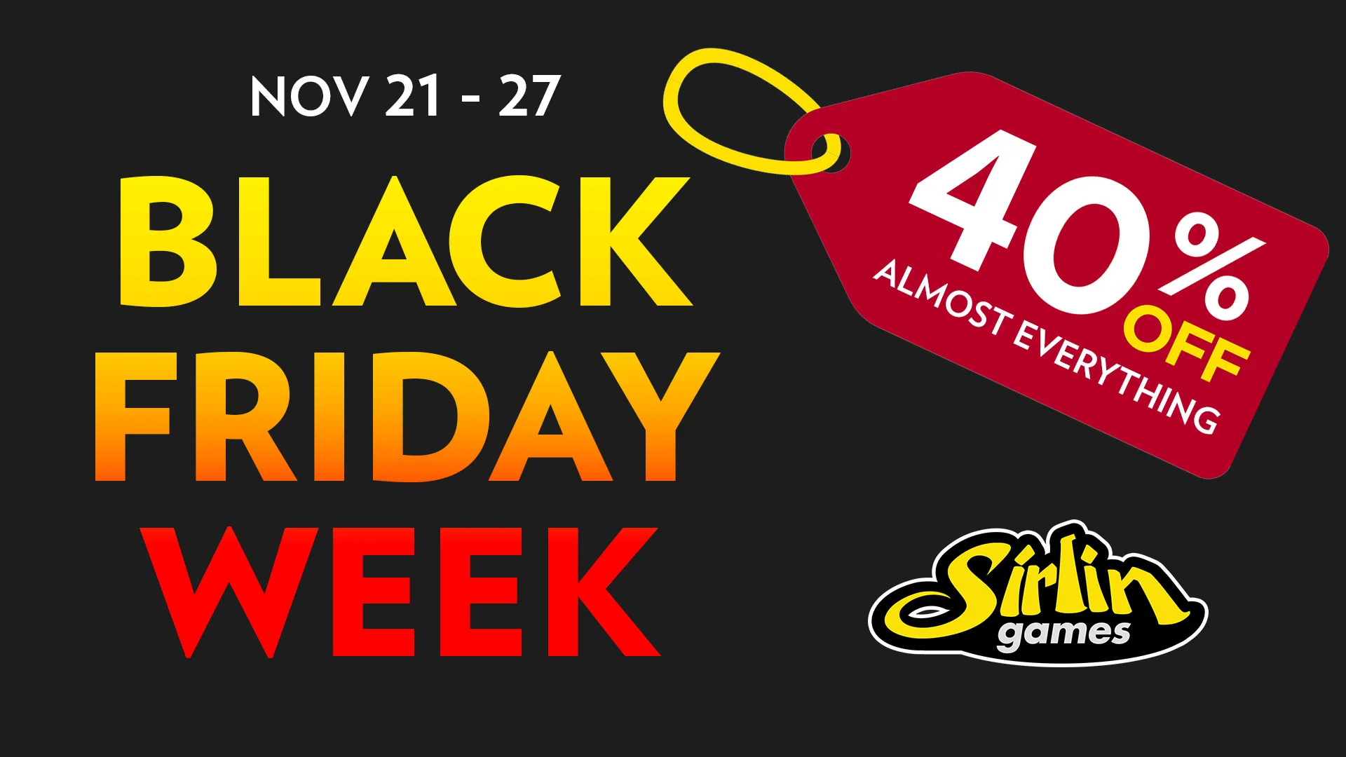 Huge 40% Off Sale!