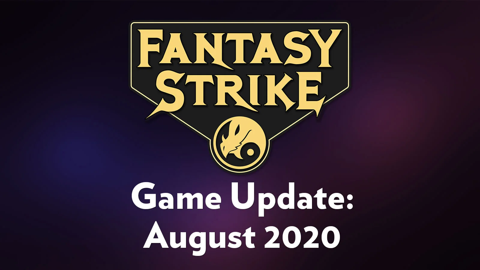 Game Update: August 2020