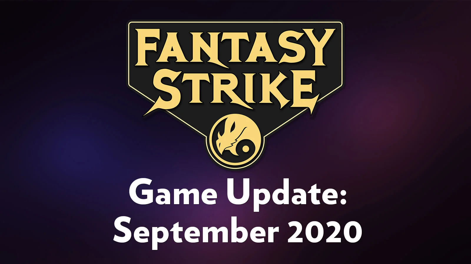 Game Update: September 2020
