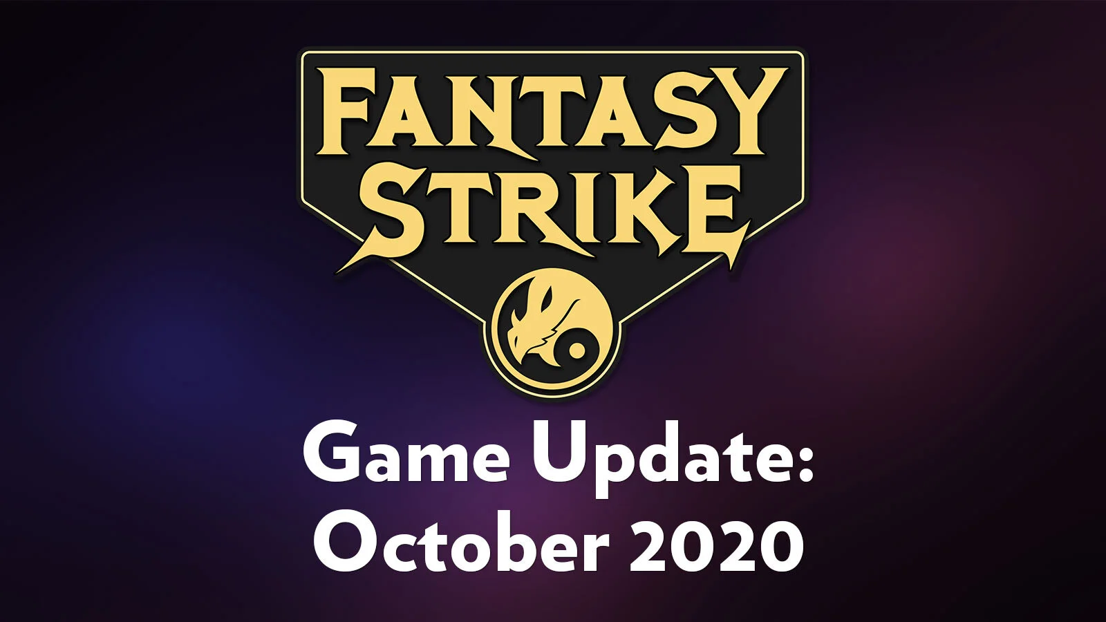 Game Update: October 2020