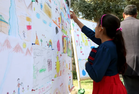 IWPR Brings Children’s Art to Heart of Baghdad