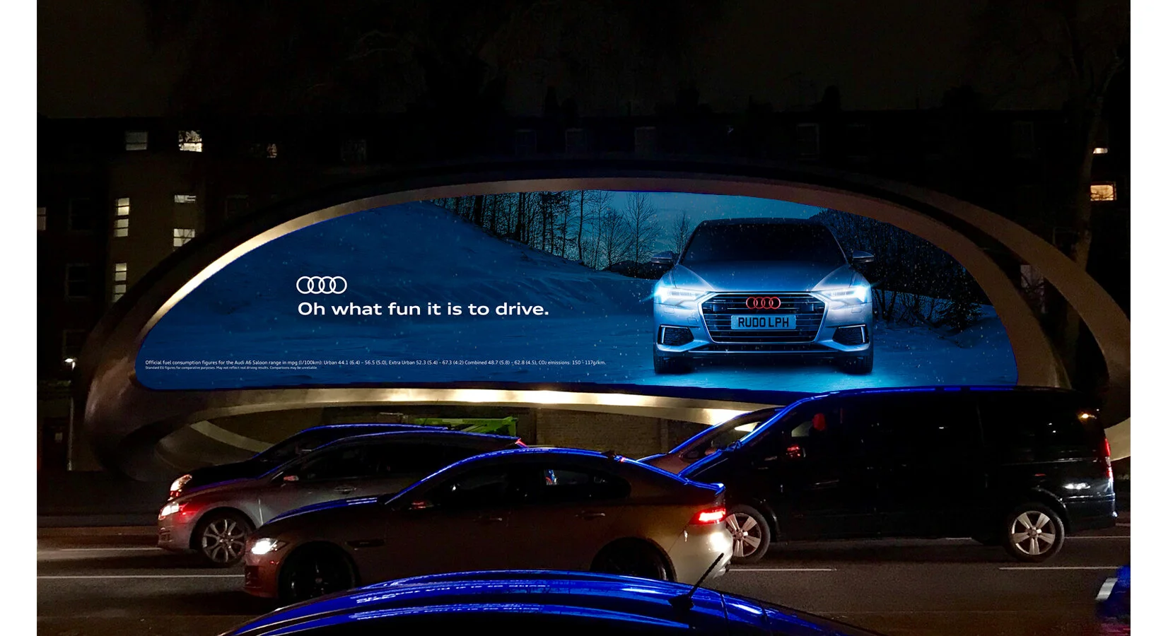 Appeared on the Cromwell Road, London