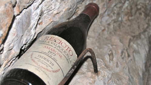 Bottiglia di Recioto della Valpolicella (è il padre dell'Amarone)