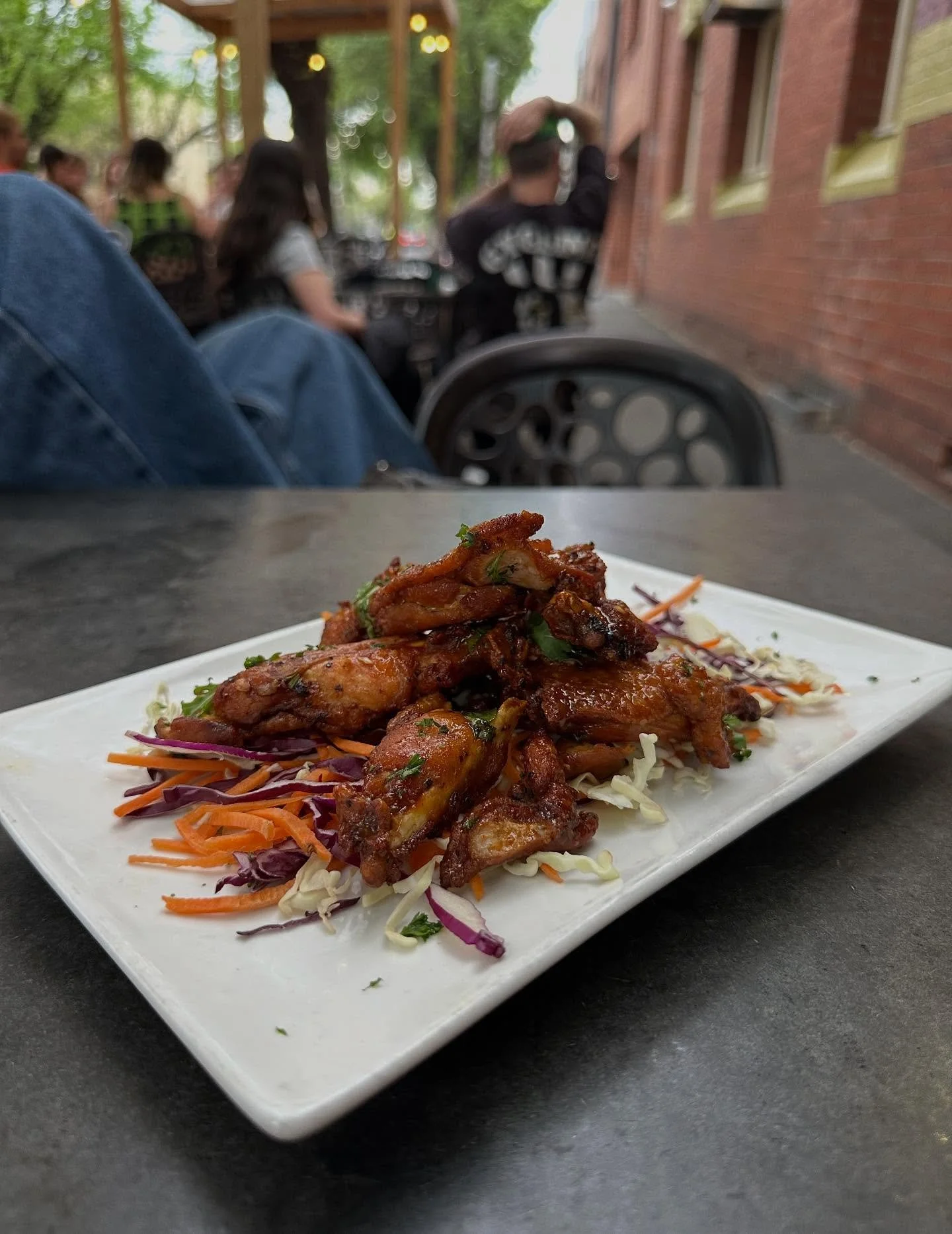 Life’s short, lick your fingers! Saucy buffalo chicken ribs new on our specials!