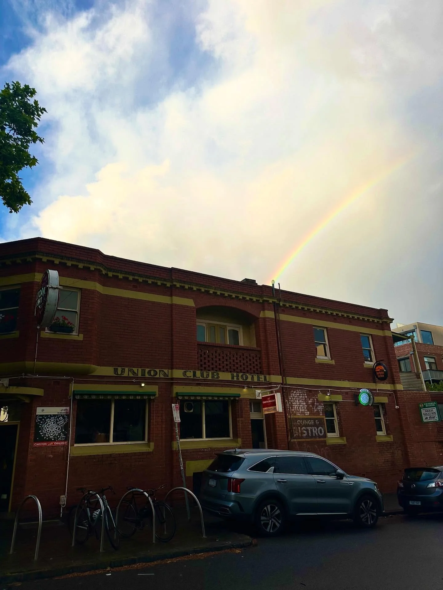 All rainbows lead to the pub 🌈 Open all long weekend. Kitchen open all day.